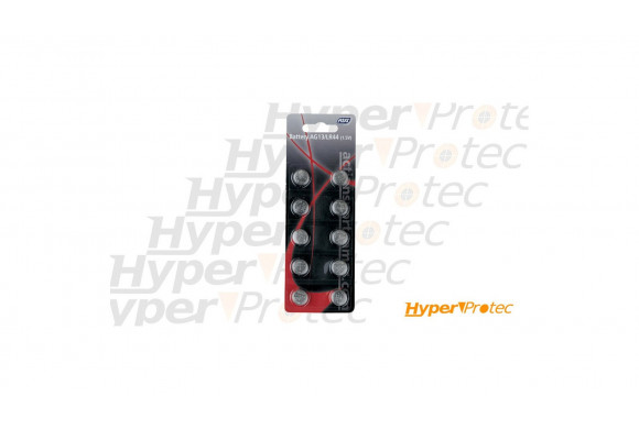 Piles bouton LR44 AG13 de 1.5 Volt